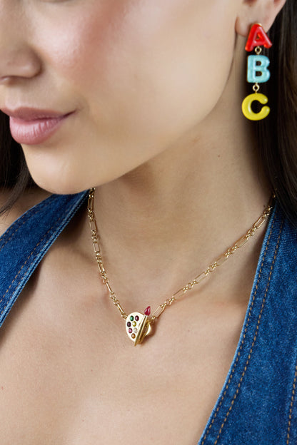 Alex and Ani ABC Linear Earring