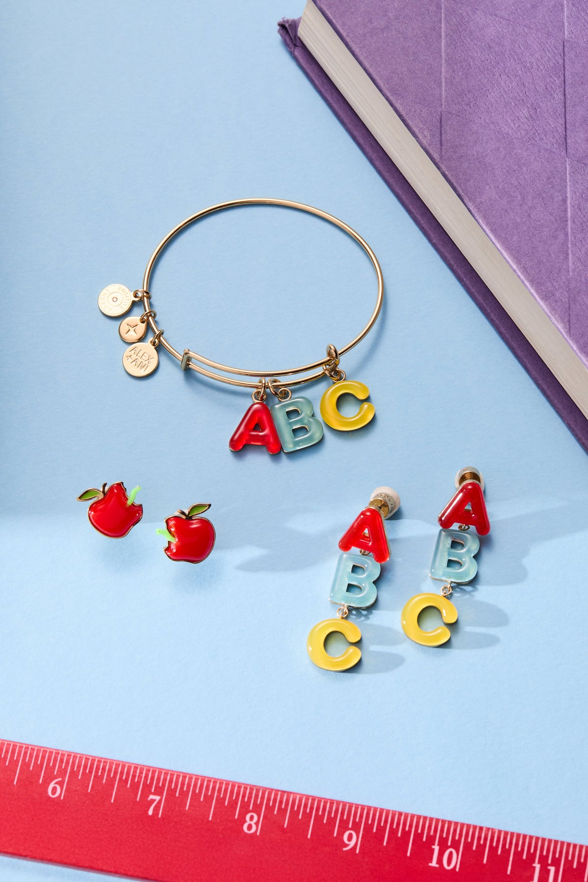 Alex and Ani ABC Linear Earring