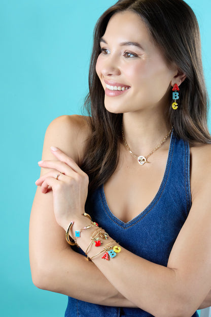 Alex and Ani ABC Linear Earring