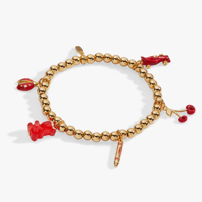 Alex and Ani Crayola Scarlet Charm Stretch Bracelet