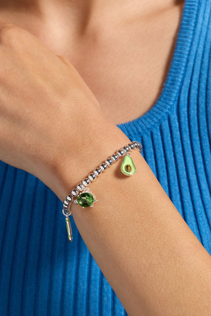 Alex and Ani Crayola Forest Green Charm Stretch Bracelet