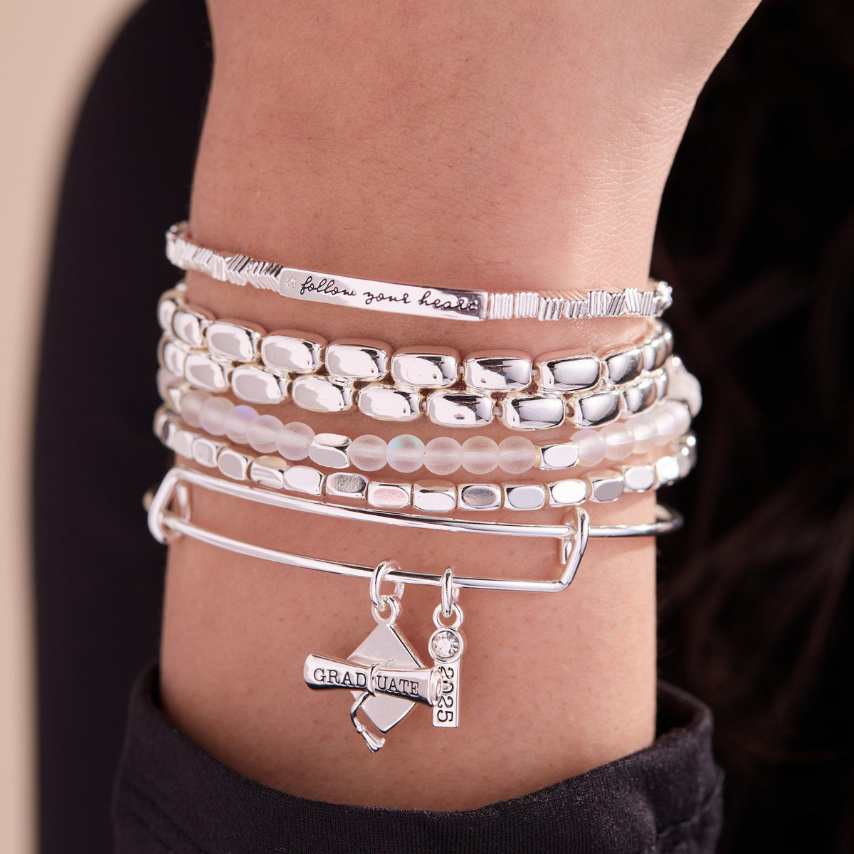 Alex and Ani Follow Your Heart Stretch Bracelet