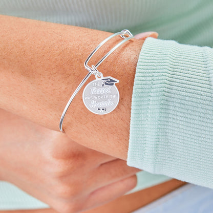 Alex and Ani The Tassel was Worth the Hassle' Grad Charm Bangle