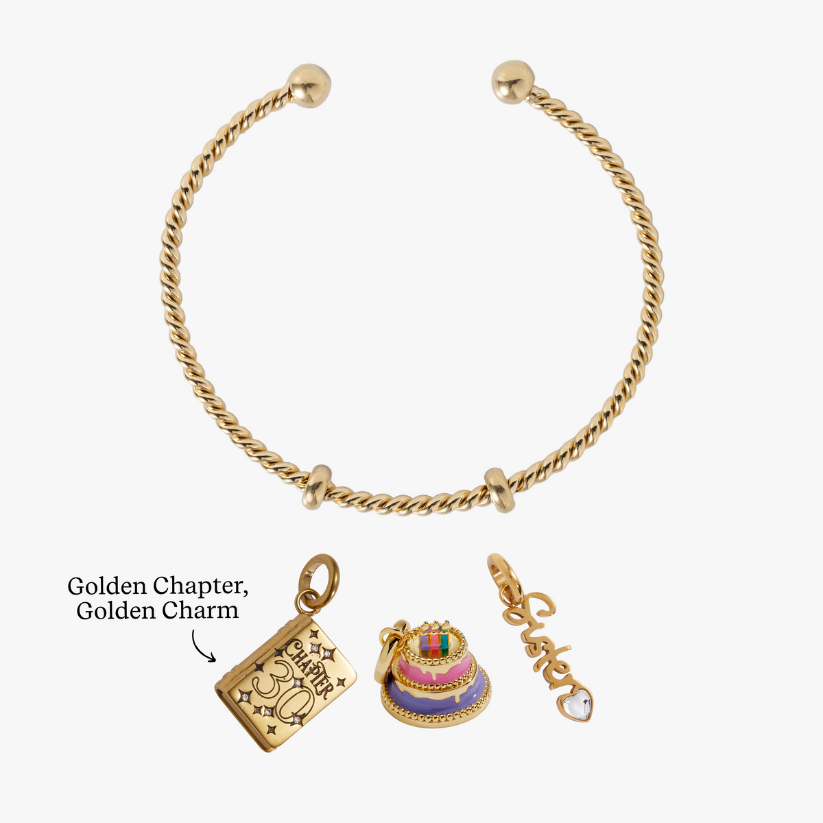 Alex and Ani Happy Birthday Charm Bundle