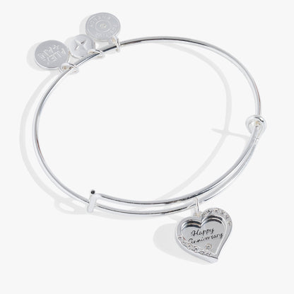 Alex and Ani Anniversary Heart Bangle
