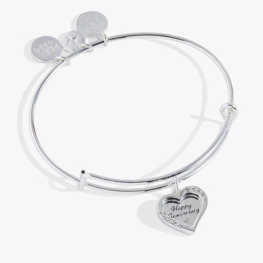 Alex and Ani Anniversary Heart Bangle