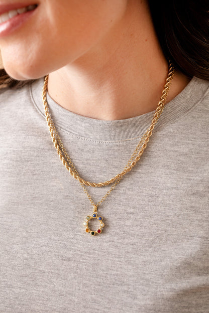 Alex and Ani I Love You Crystal Necklace