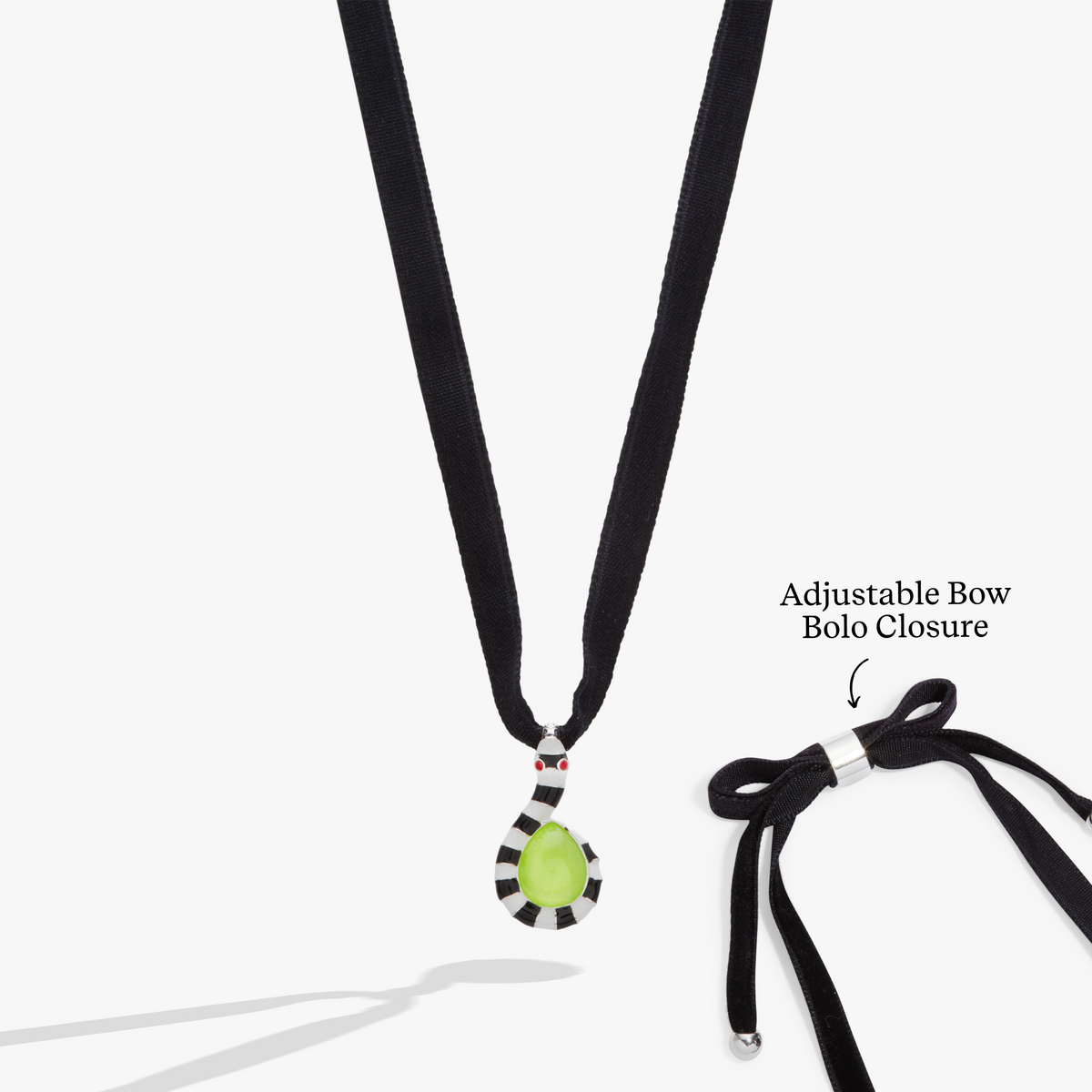 Alex and Ani BEETLEJUICE™ Sandworm Ribbon Adjustable Pendant