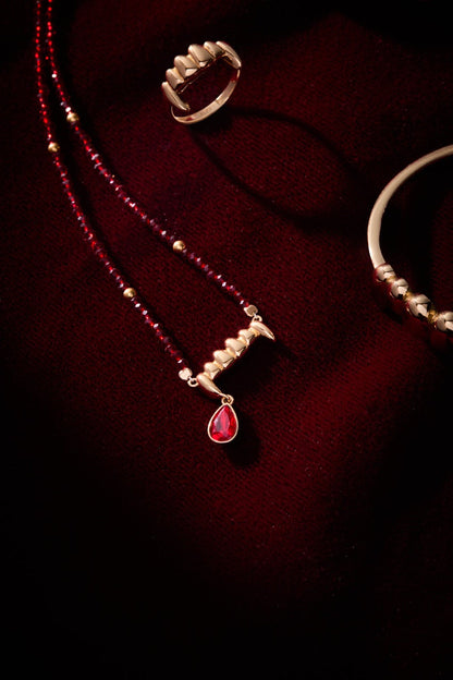 Alex and Ani Vampire Teeth Pendant