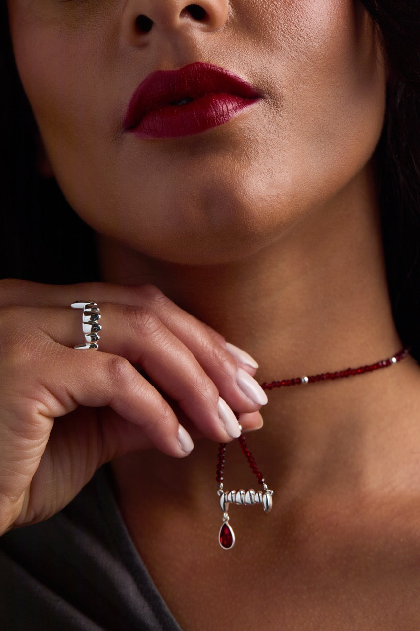 Alex and Ani Vampire Teeth Pendant