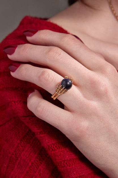 Alex and Ani Crystal Ball Ring