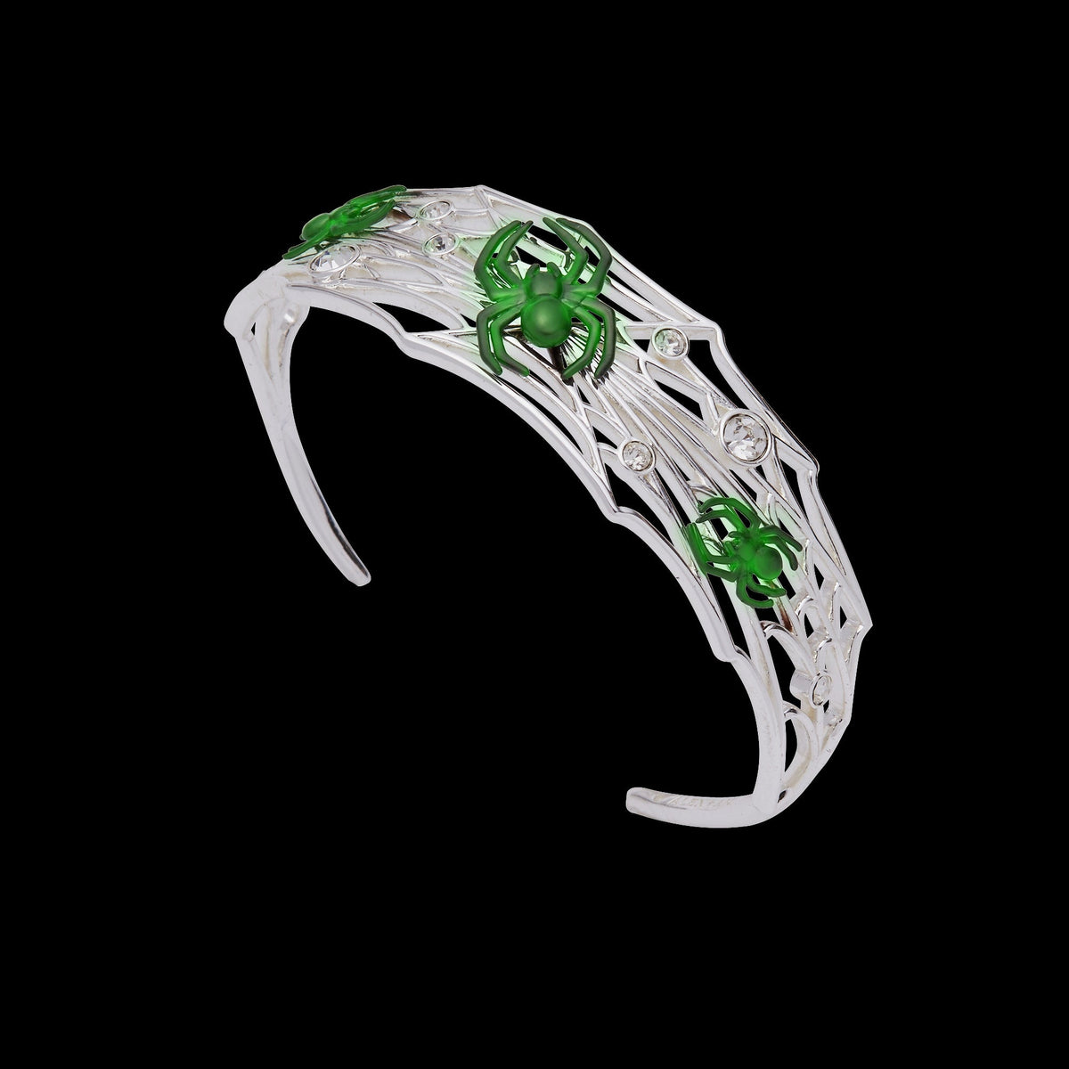 Alex and Ani Glow in the Dark Spider Web Cuff