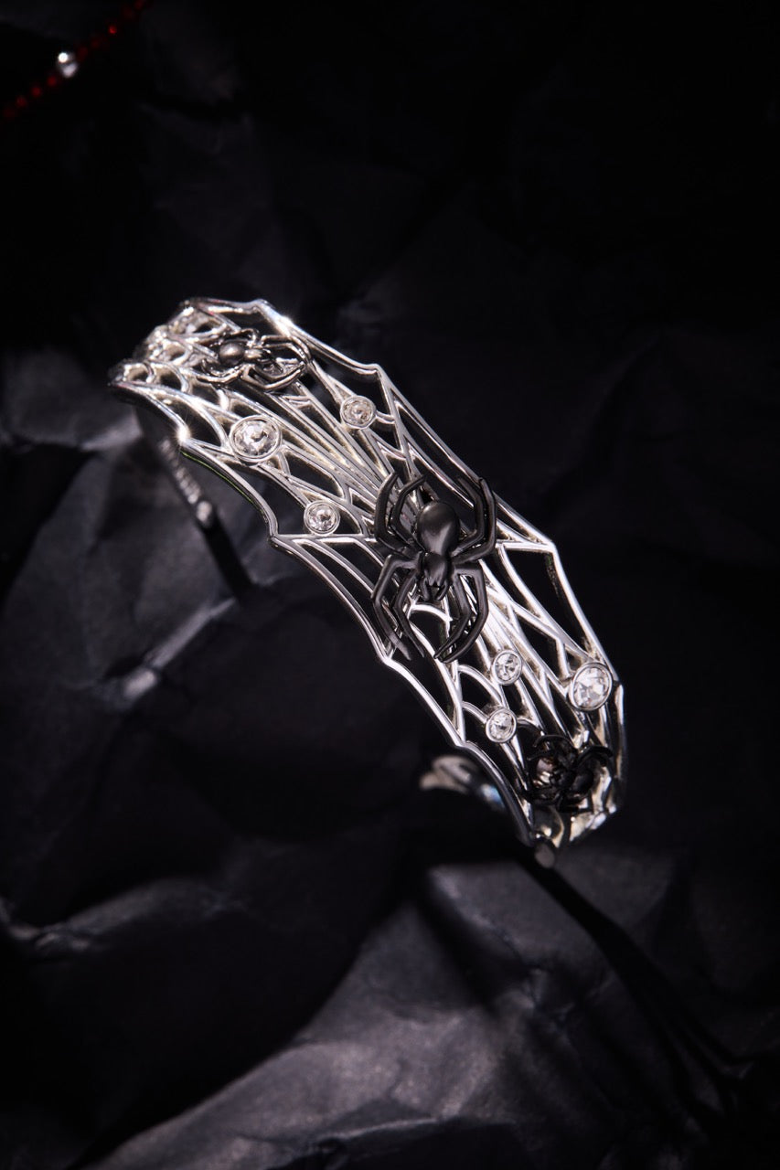 Alex and Ani Glow in the Dark Spider Web Cuff