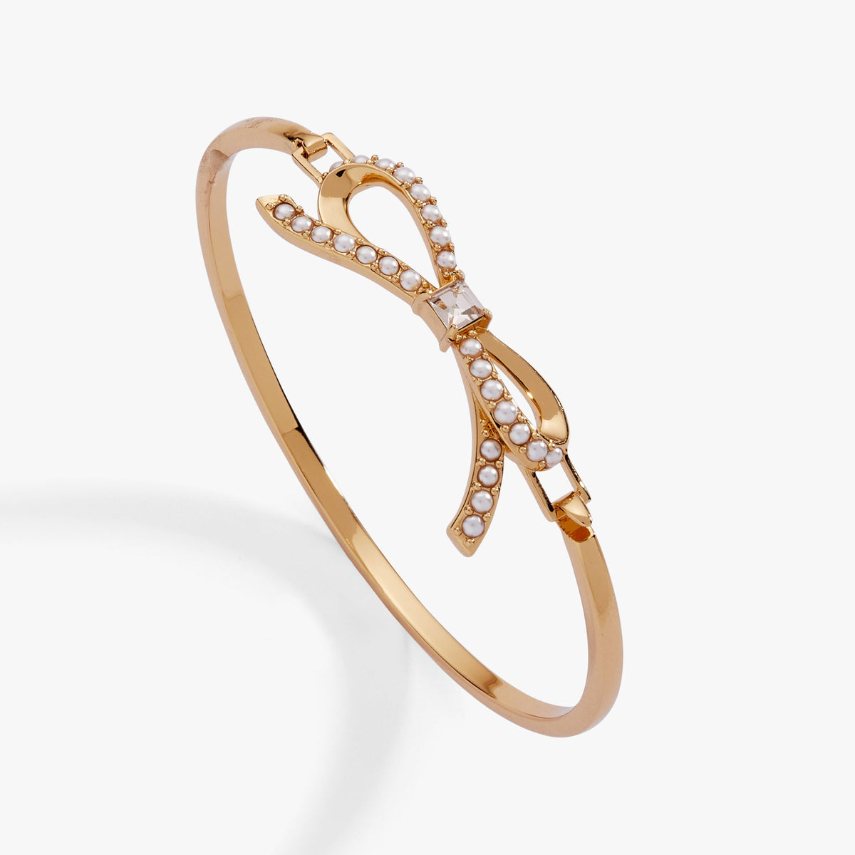 Alex and Ani Pearl Coquette Tension Bangle