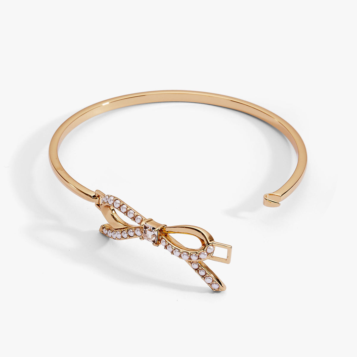 Alex and Ani Pearl Coquette Tension Bangle
