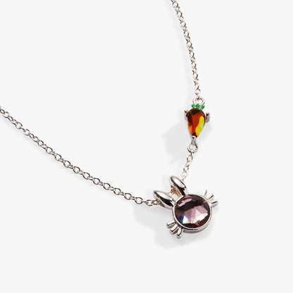 Alex and Ani Crystal Bunny Pendant Necklace