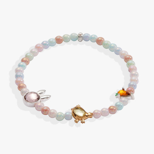 Alex and Ani Easter Inline Charm Stretch Bracelet