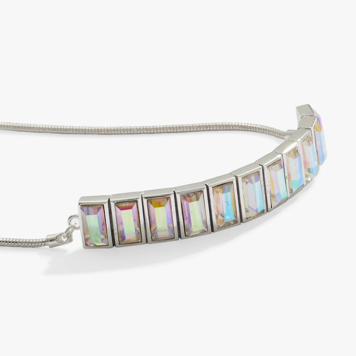 Alex and Ani Baguette Crystal Tennis Bracelet