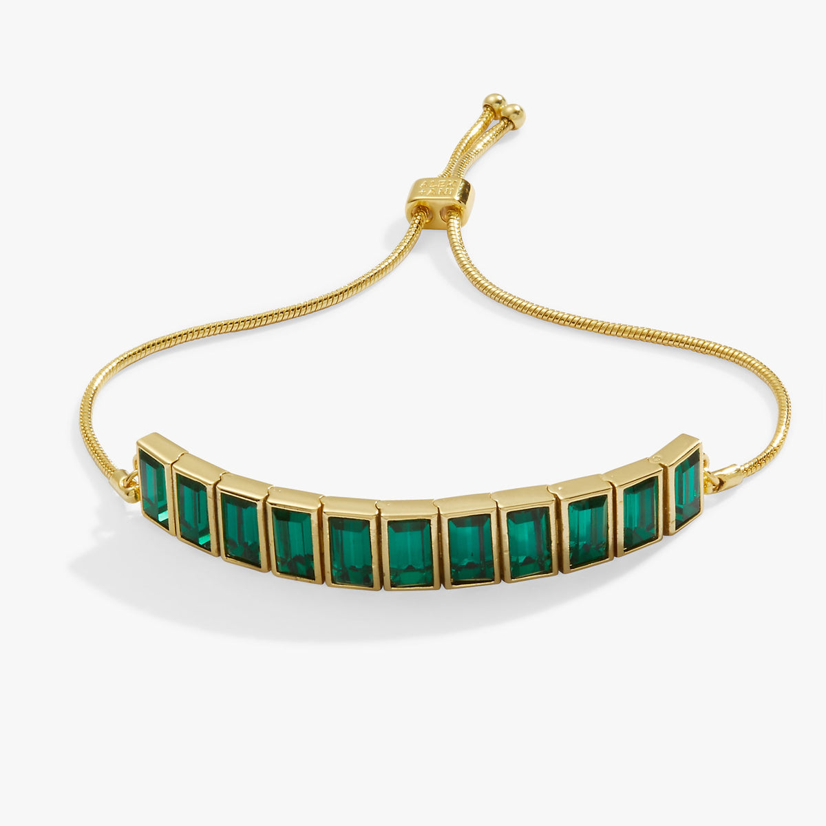 Alex and Ani Baguette Crystal Tennis Bracelet
