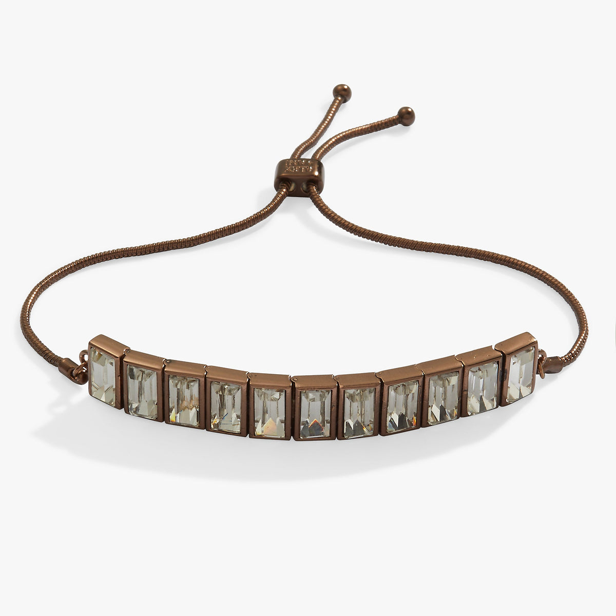 Alex and Ani Baguette Crystal Tennis Bracelet