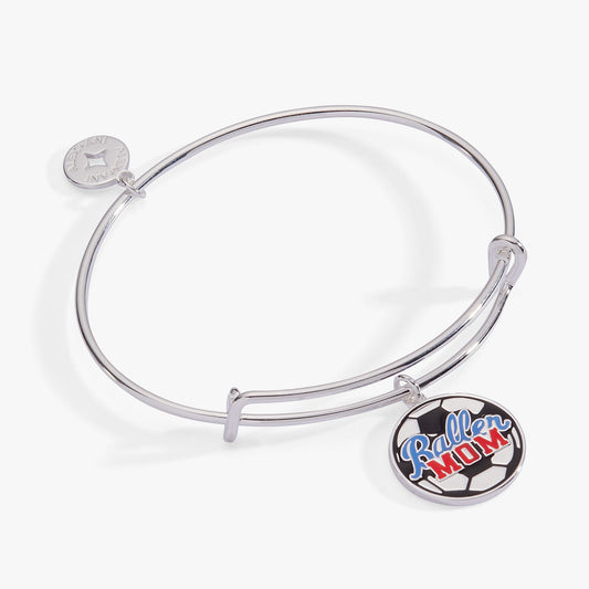 Alex and Ani Baller Mom' Soccer Charm Bangle