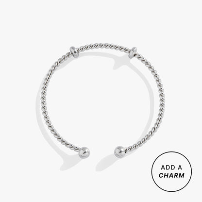 Alex and Ani French Rope Cuff Interchangeable Base