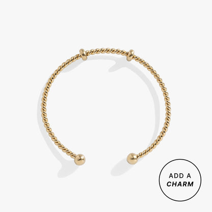Alex and Ani French Rope Cuff Interchangeable Base