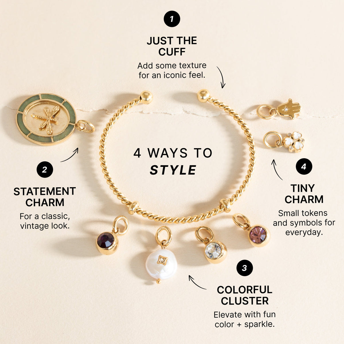 Alex and Ani French Rope Cuff Interchangeable Base