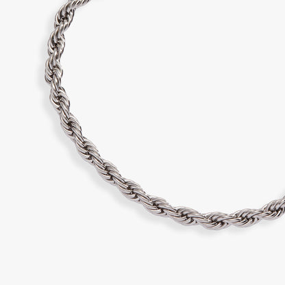 Alex and Ani French Rope Stainless Adjustable Bracelet