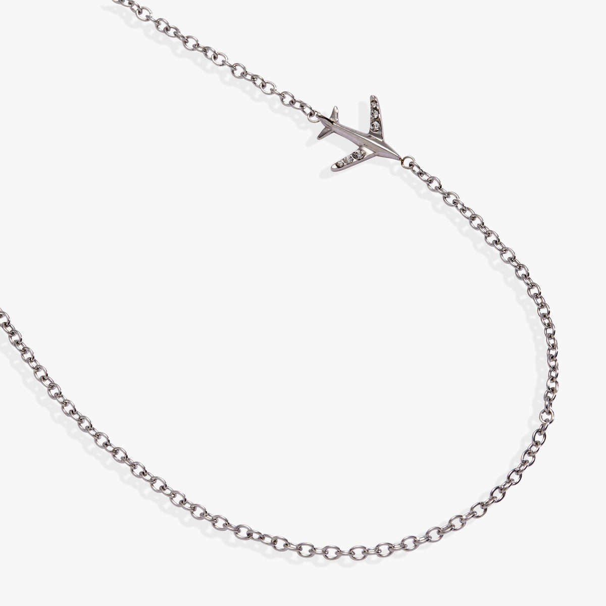 Alex and Ani Airplane Inline Necklace