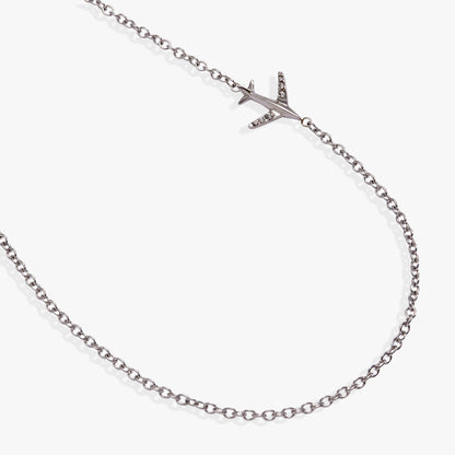 Alex and Ani Airplane Inline Necklace