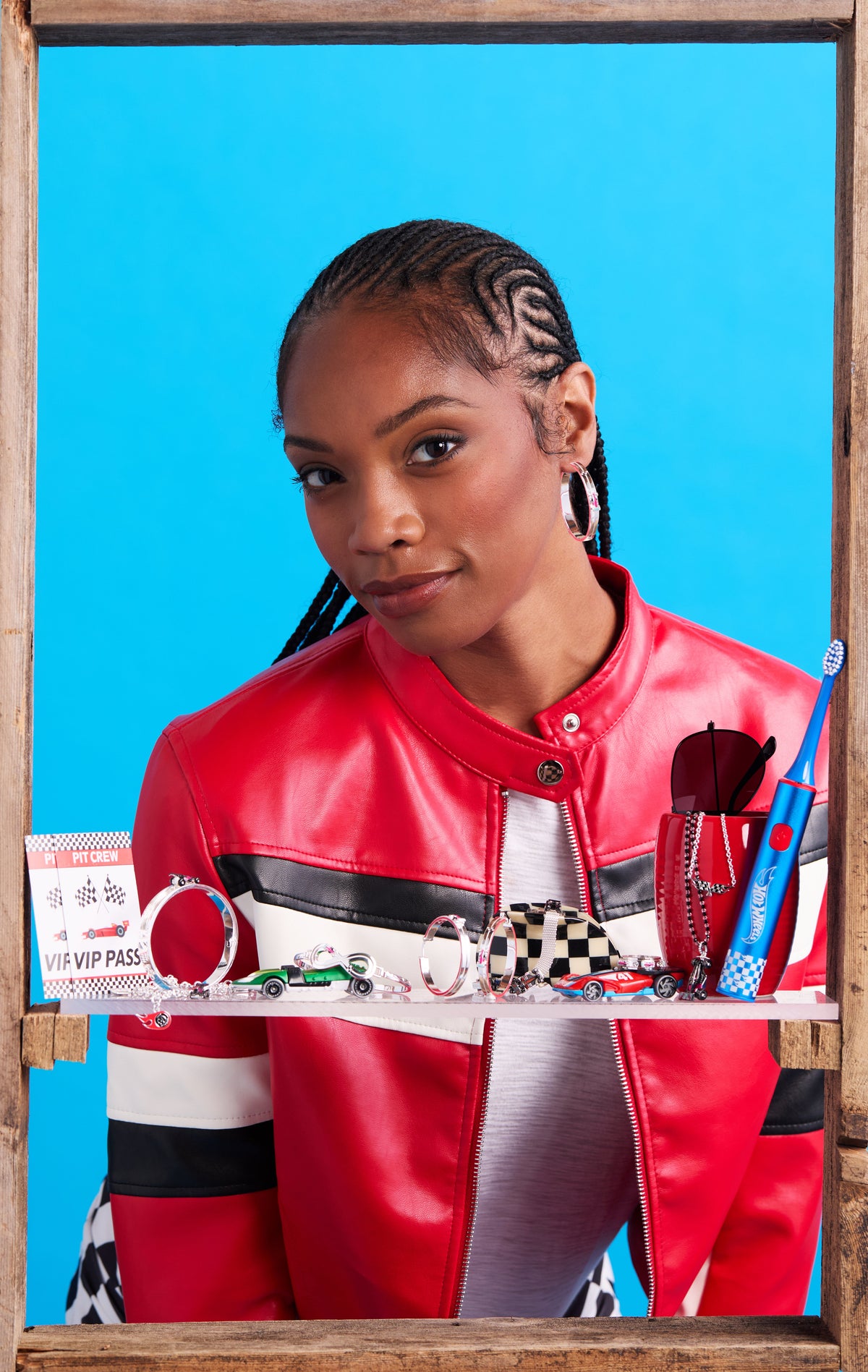 Alex and Ani Hot Wheels™ Checkered Flag Necklace