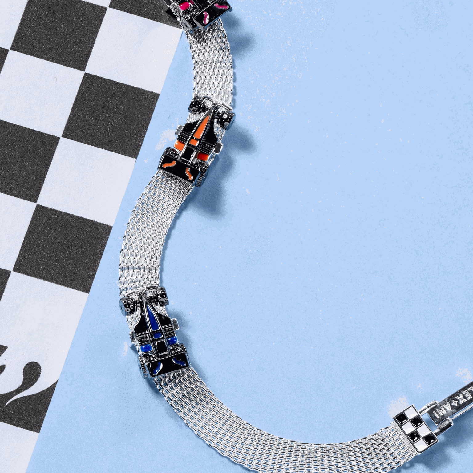 Alex and Ani Hot Wheels™ Mesh Bracelet
