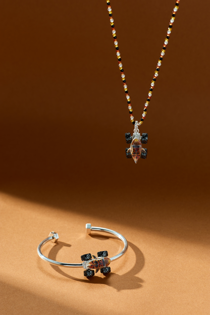 Alex and Ani Hot Wheels™ Tiger Shark Moveable Cuff