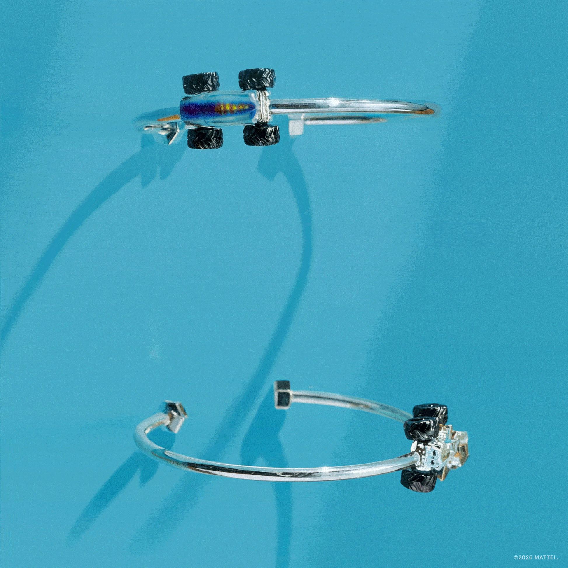 Alex and Ani Hot Wheels™ Tiger Shark Moveable Cuff
