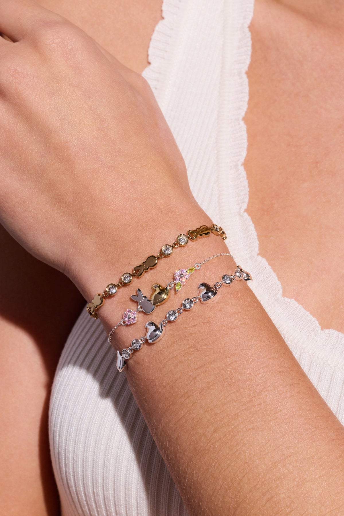 Alex and Ani PEEPS® Bunny Bolo Bracelet