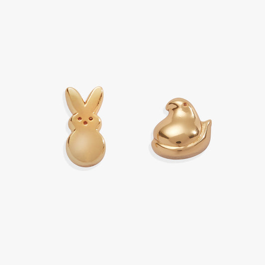 Alex and Ani PEEPS® Bunny and Chick Stud Earrings