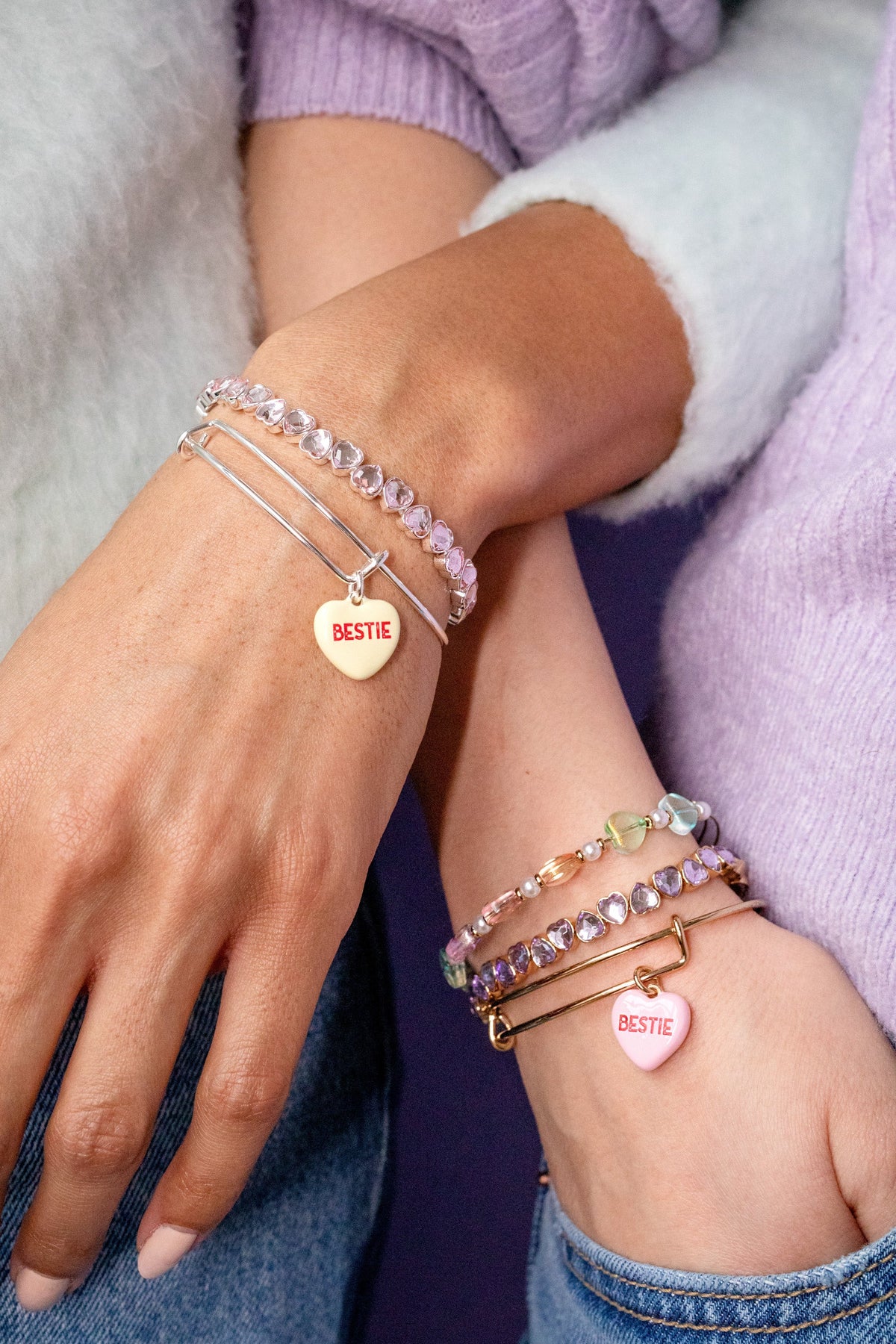 Alex and Ani Sweethearts EWB-2 set bestie