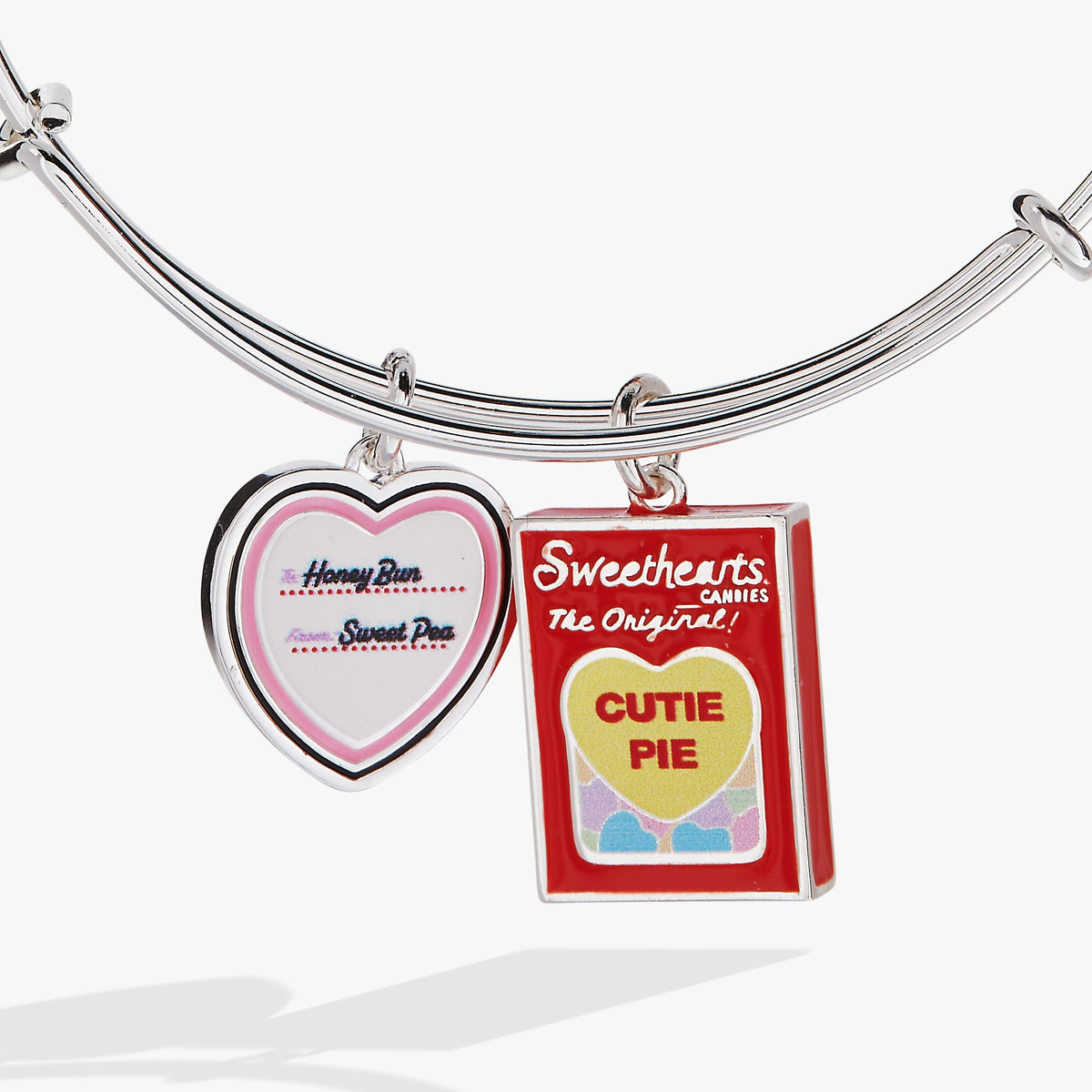 Alex and Ani Sweethearts® Box and Tag Duo Charm Bangle