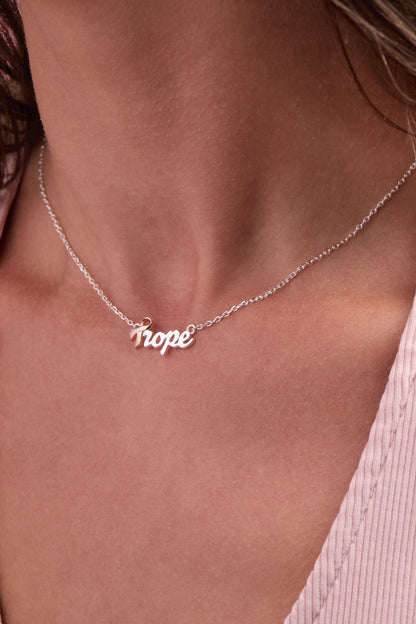 Alex and Ani Hope Breast Cancer Awareness Pink Ribbon Hope Necklace