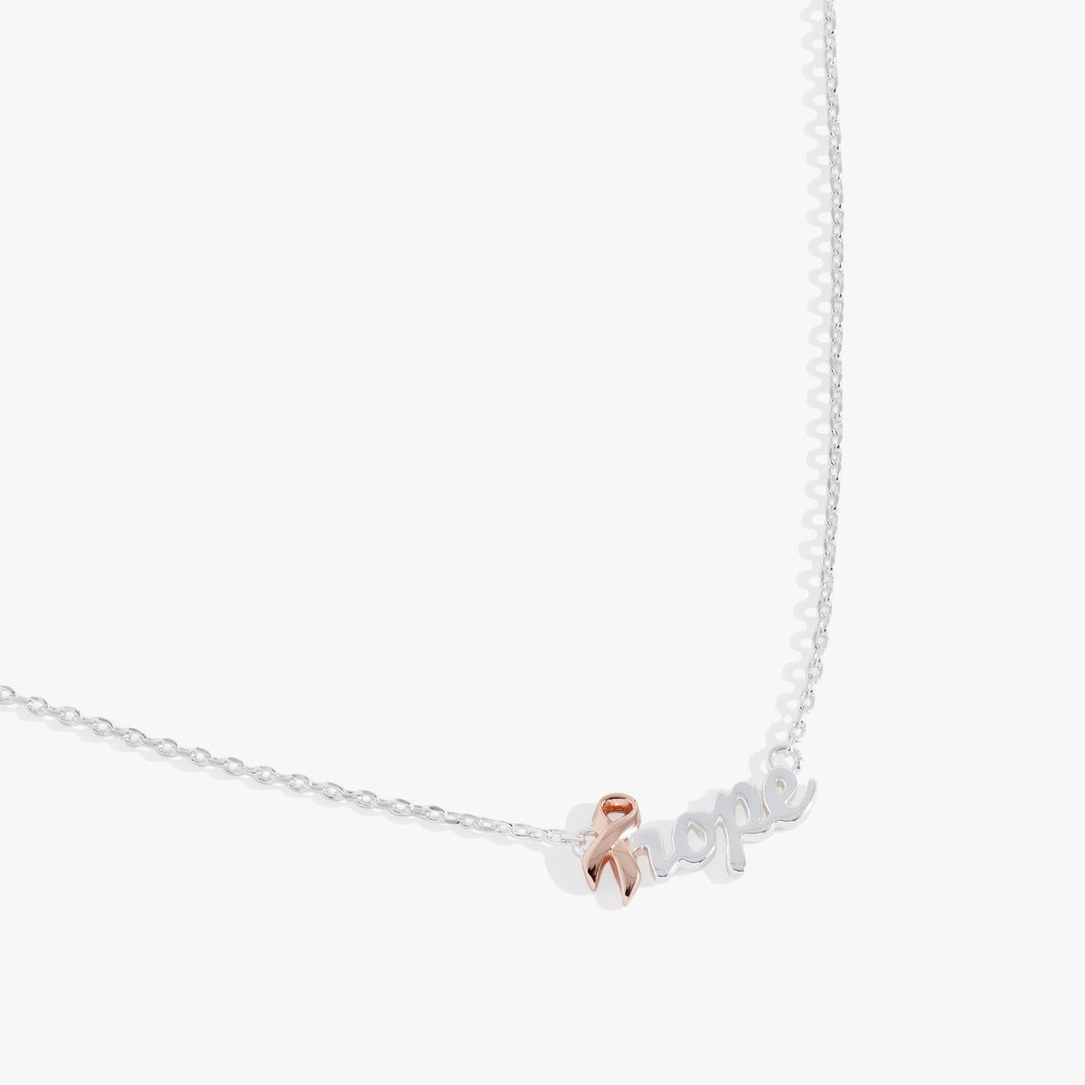 Alex and Ani Hope Breast Cancer Awareness Pink Ribbon Hope Necklace