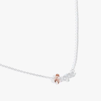 Alex and Ani Hope Breast Cancer Awareness Pink Ribbon Hope Necklace