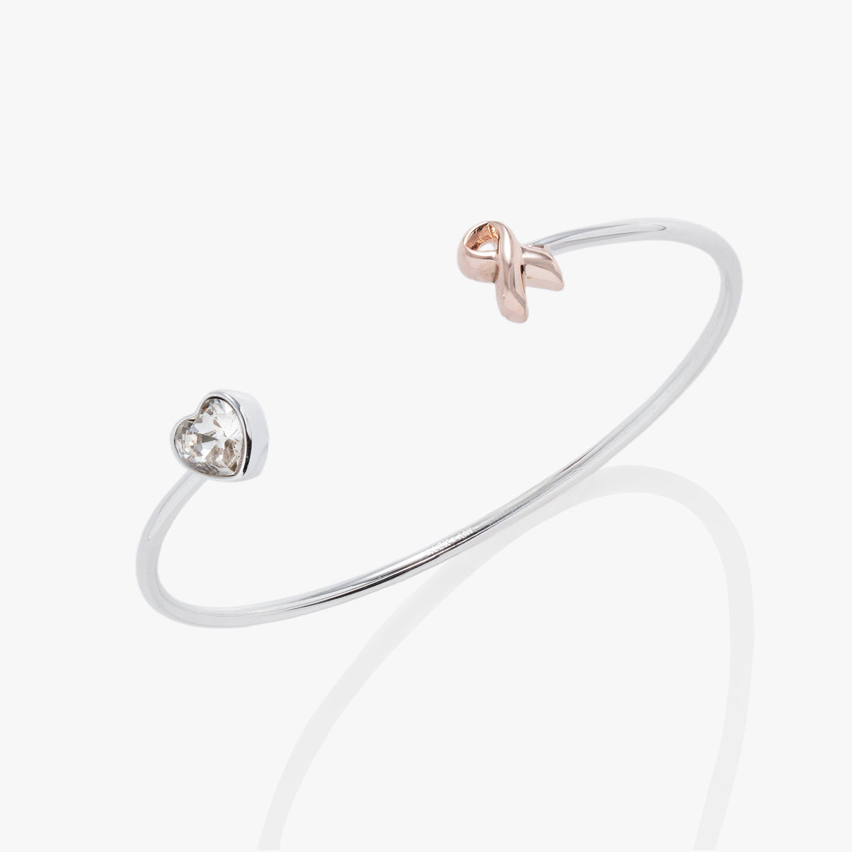 Alex and Ani Breast Cancer Awareness Pink Ribbon Flex Cuff