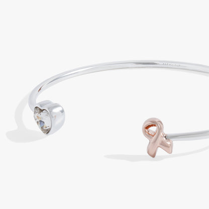 Alex and Ani Breast Cancer Awareness Pink Ribbon Flex Cuff