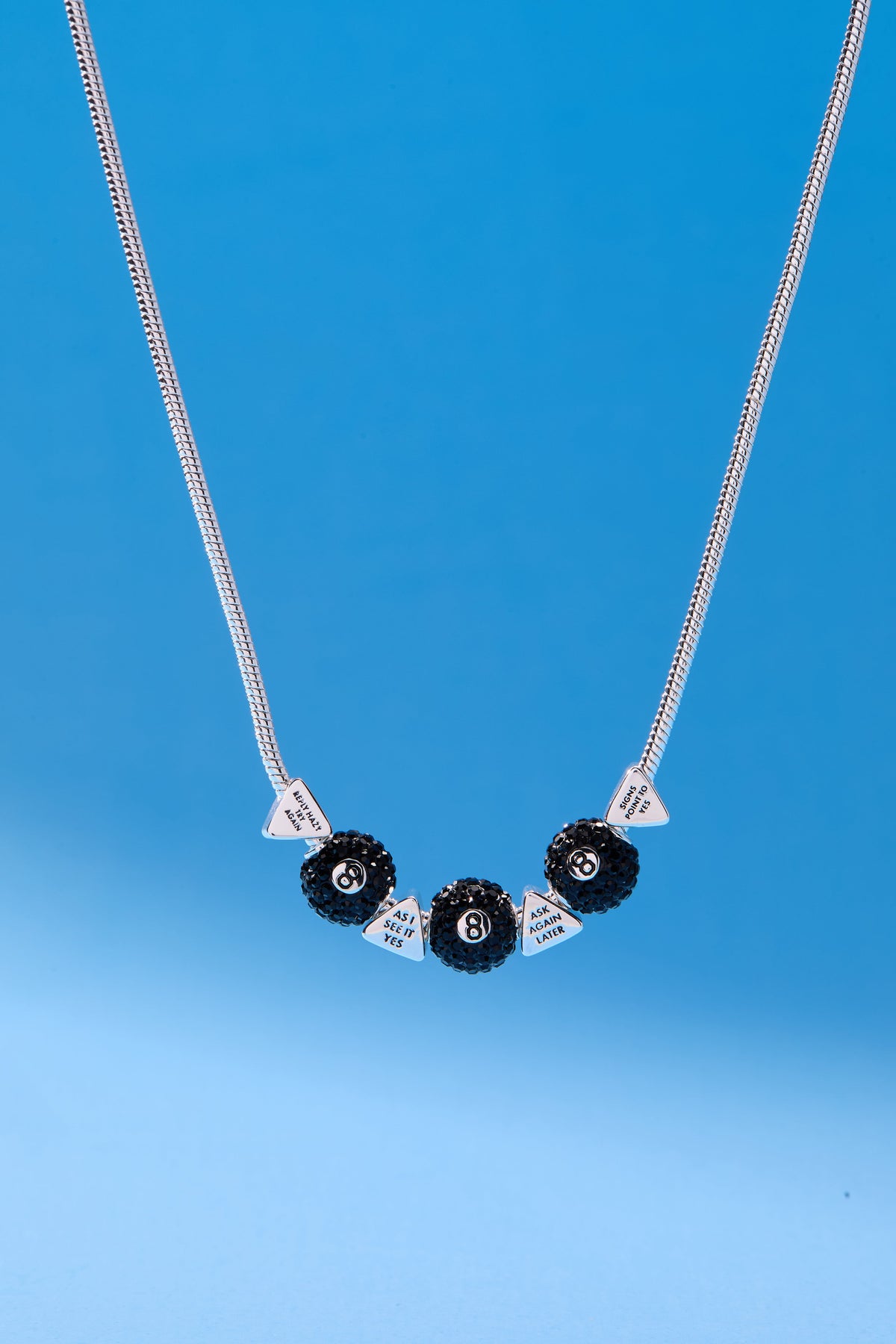 Alex and Ani Magic 8 Ball™ Slider Charm Necklace