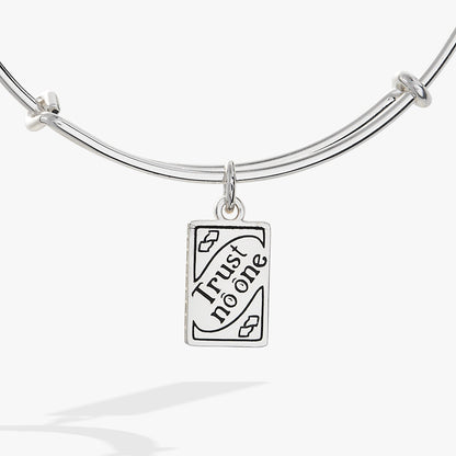 Alex and Ani UNO™ “Trust No One” Charm Bangle