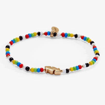 Alex and Ani UNO™ Reverse Color Beaded Stretch Bracelet