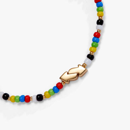 Alex and Ani UNO™ Reverse Color Beaded Stretch Bracelet