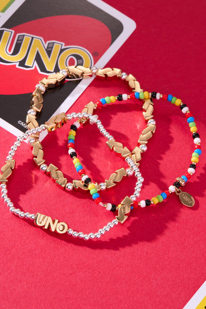 Alex and Ani UNO™ Reverse Color Beaded Stretch Bracelet