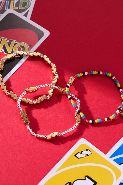 Alex and Ani UNO™ Reverse Color Beaded Stretch Bracelet